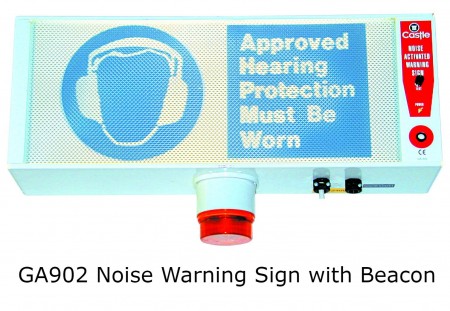 GA902 Castle Noise Activated Warning Sign