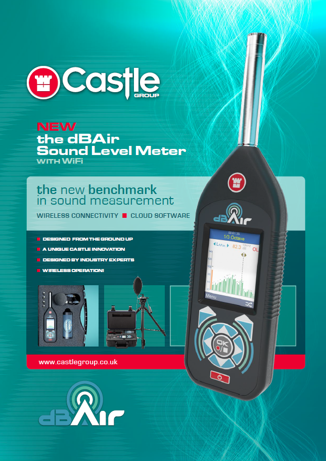 Sound Level Meter for Noise at Work - dBAir Safety Brochure