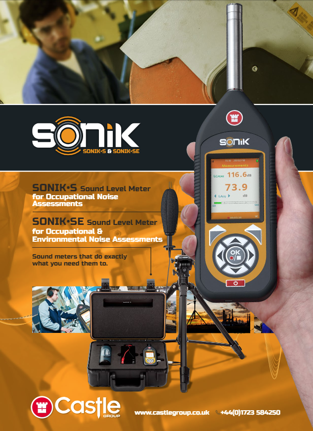 SONIK-S Sound Level Meter for Occupational Noise Brochure